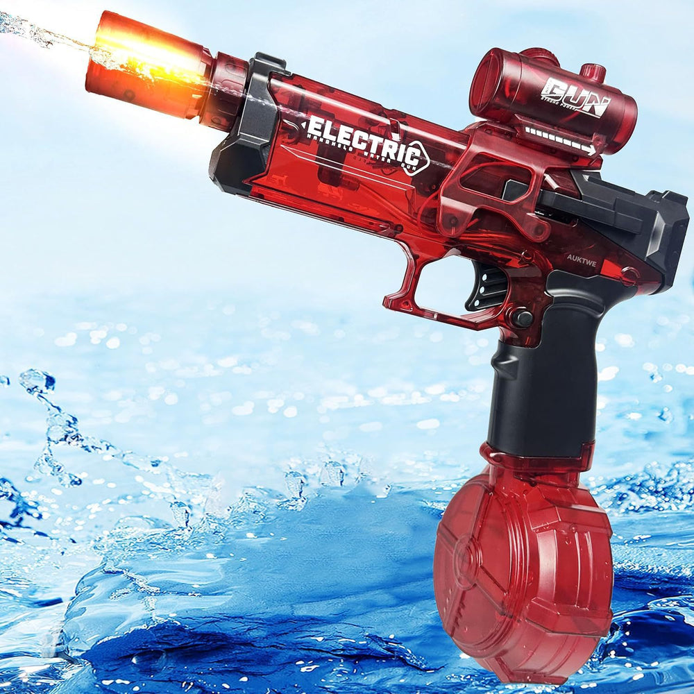 fire ice mouse electric continuous water gun automatic large capacity high pressure water gun kids toy wholesale