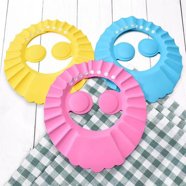Children's Shampoo Cap Waterproof Ear Protector Baby Bath Cap Adjustable Baby Toddler Shampoo Cap Children's Shower Cap