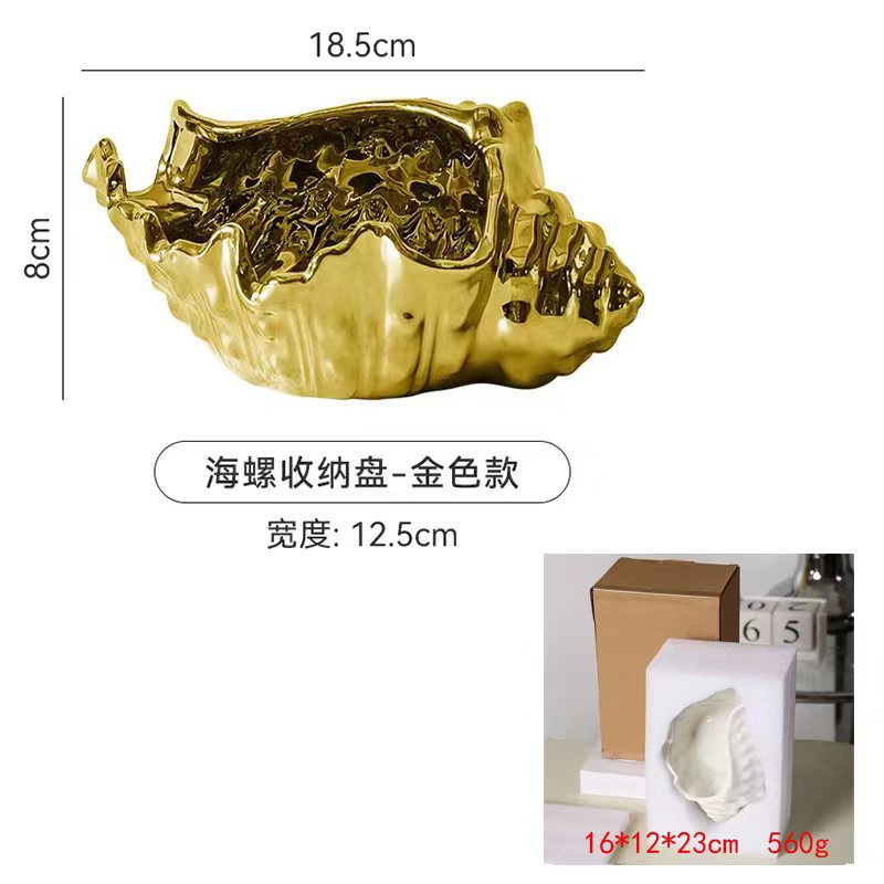 Ashtray accessible luxuryfor homeliving room ornamentsinsclassy sense conch creative ceramic easy to clean ashtray office