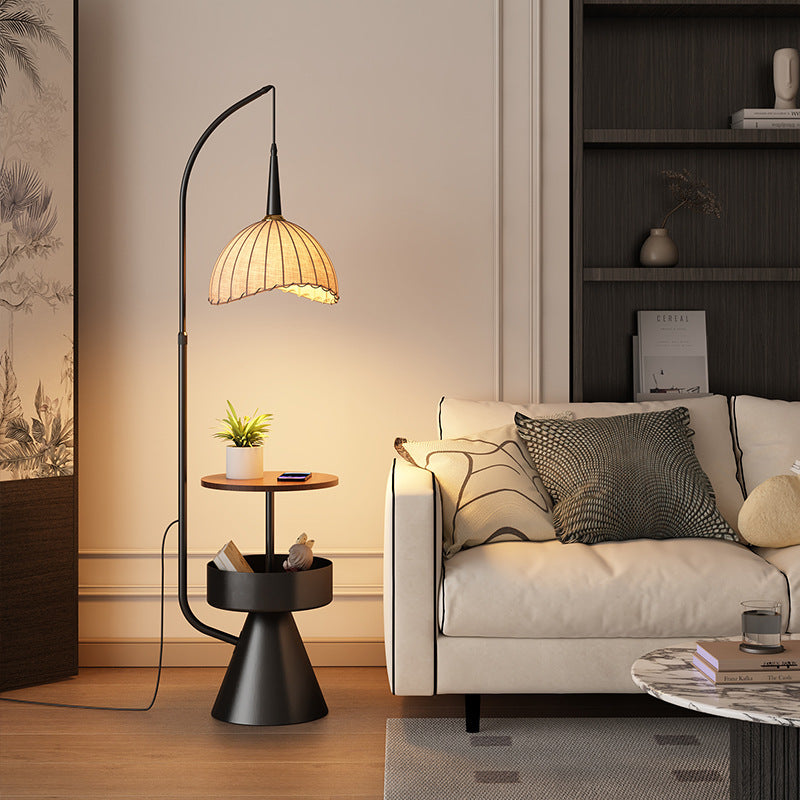 Popular medieval style floor lamp functional grapefruit floor lamp retro atmosphere lamp decorative lamp living room fishing lamp