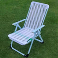 Recliner nap foldable bed lazy plastic beach chair casual bamboo chair balcony for home lunch break beach foldable chair