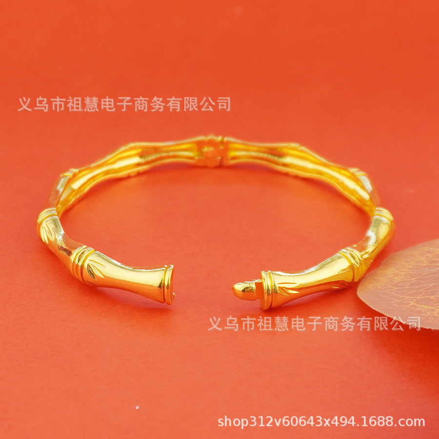 fashion bamboo bracelet summer bohemia sparkling version round beads open classyaccessible luxury bracelet bridal