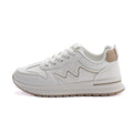Women's leather sneakers - new autumn 2025 collection: casual, versatile, lightweight flat running shoes for outdoor travel
