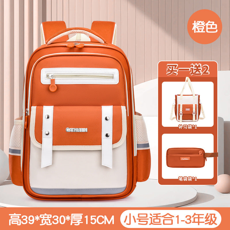 New cloud schoolbag 1-3-6 grade primary school students schoolbag boys and girls reduce the burden of children large capacity backpack