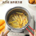 304 stainless steel mini for home fuel-saving multifunctional fryer for frying large-capacity tempura and cooking noodles to filter residue and supplementary food