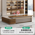 2.2m table + 2.4m bookcases