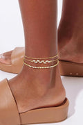 European and american cross-border fine classic ball chain anklet easiest for matchsummer jewelry cross-border stainless steel anklet jewelry
