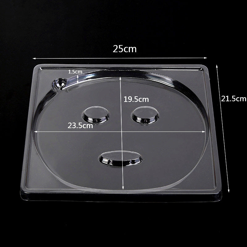 Large seaweed homemade facial mask mold diy facial mask tray mask plate plastic blister transparent trough beauty