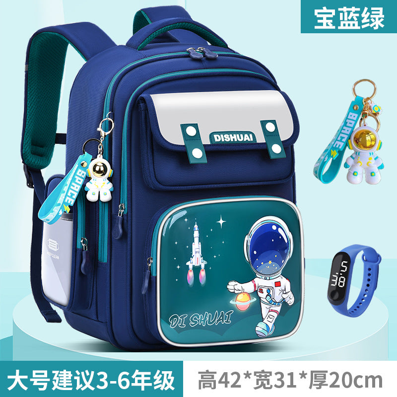Elementary school backpack for boys, grades 1-2, ages 3-6, lightweight, child-friendly, spine-protecting, 2026 new model