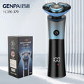 3-in-1 magnetic floating triple-blade electric shaver for men - washable, quick-charge, multi-function razor set