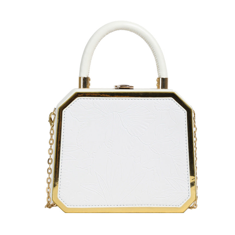 Niche style foreign style bag for women 2025new arrivalfashion texture satchel bag crossbody shoulder bag easiest for match box bag