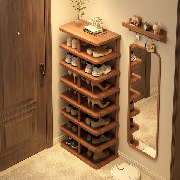 Shoe rack home door multi-layer strong and good-looking small narrow rack rental simple indoor shoe storage rack storage shoe cabinet