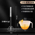 316 stainless steel semi-automatic egg whisk - new home use manual egg & cream mixer - baking & dough whisking gadget