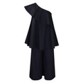 C8537 independent station european and american large size women's clothing cross-border personalized loosetops wide-leg pants two-piece set foreign trade suit