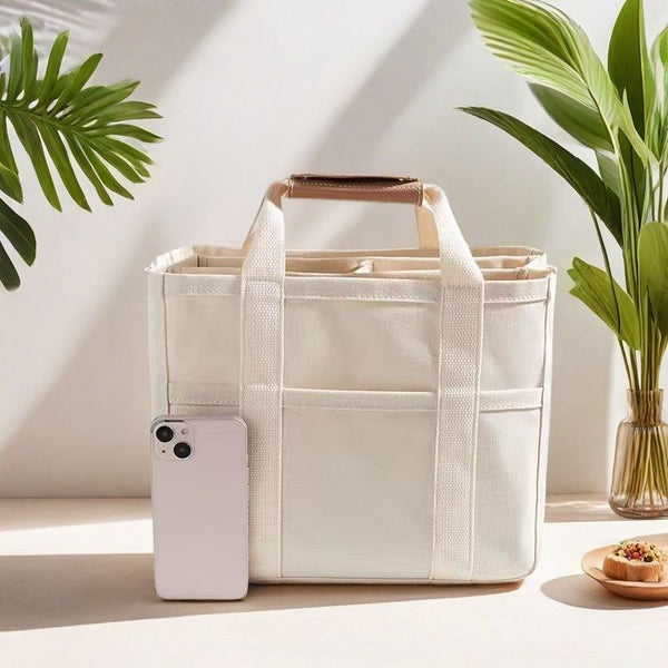 Multifunctional cloth bag go out portable large capacity shoulder bag commuter messenger bag canvas tote bag versatile