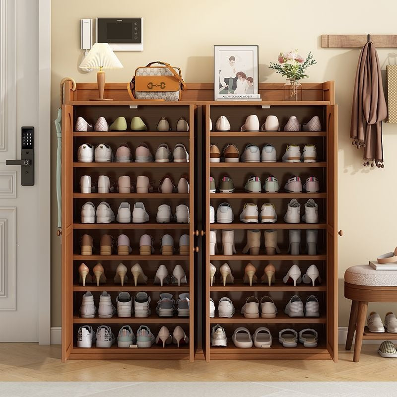 New shoe cabinet for home, large capacity multi-layer shoe rack with drawers, easy storage organizer, entryway shoe shelf