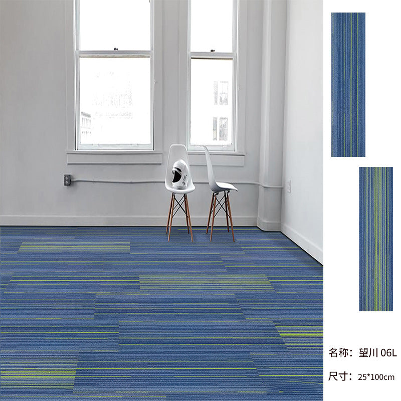 High-end office carpet, nylon fire-retardant b1, commercial interlocking, thickened hotel aisle silent modular carpet