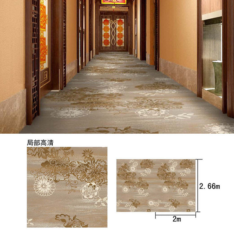 In stock haima 800g nylon carpet hotel corridor aisle thickened flame retardant b1 fireproof bedroom carpet