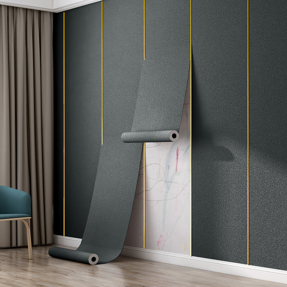 Special wallpaper for gray wall self-adhesive waterproof and moisture-proof 3D three-dimensional wall sticker wall wallpaper to cover ugliness household self-sticker decoration