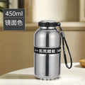 316 double-layer vacuum sports thermal water cup outdoor cycling hiking water bottle with rope popular cup engraved logo