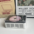 Retro multifunctional cd player bluetooth radio wooden speaker transparent dustproof high-fidelity stereo sound