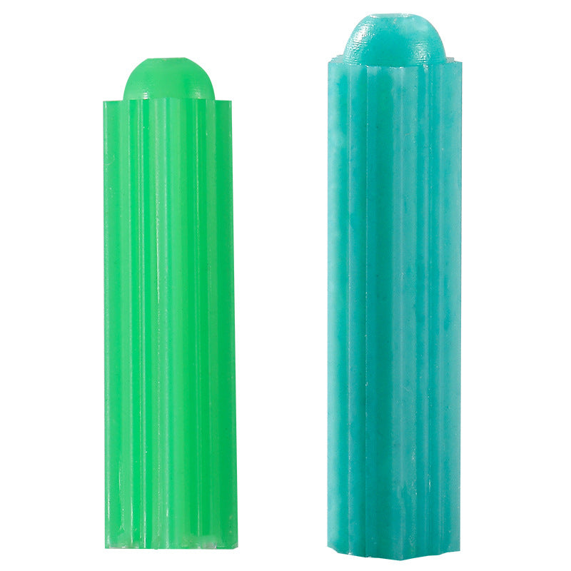 Plastic expansion tube green blue brand new material one-piece expansion tube wall plug gecko boxed rubber plug colloidal granules wholesale in bulk