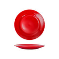 housewarming joy big red simple pure red ceramic fruit plate exquisite restaurant hotel western food steak plate pure color