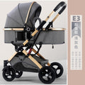 [flagship model] light gray + carbon steel pipe rubber wheel + one-handed folding