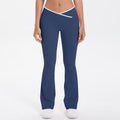 new color block criss-cross fitted brushed high-stretch yoga set - 5-piece running, fitness, and breathable training outfit