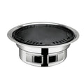 wholesale korean bbq grill with grill pan and grill net, household outdoor portable grill, charcoal fire bbq pot, barbecue grill
