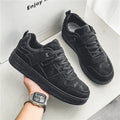 Spring new men's retro low-top earth yellow skate shoes, youth thick-soled casual sneakers, trendy men's athletic shoes