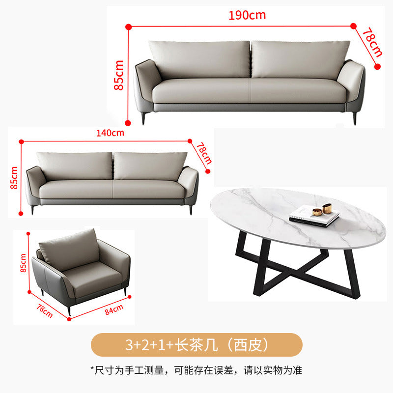 Saint li office sofa coffee table office reception lounge small apartment minimalist sofa
