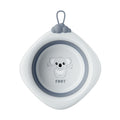 Diamond-shaped koala baby foldable wash basin - multi-purpose sink for face, bottom, and feet - newborn and infant plastic washbasin