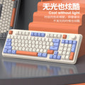 Dazzling silver fox k94 fashion color matching knob keyboard wireless bluetooth dual mode luminous keyboard computer notebook cross-border