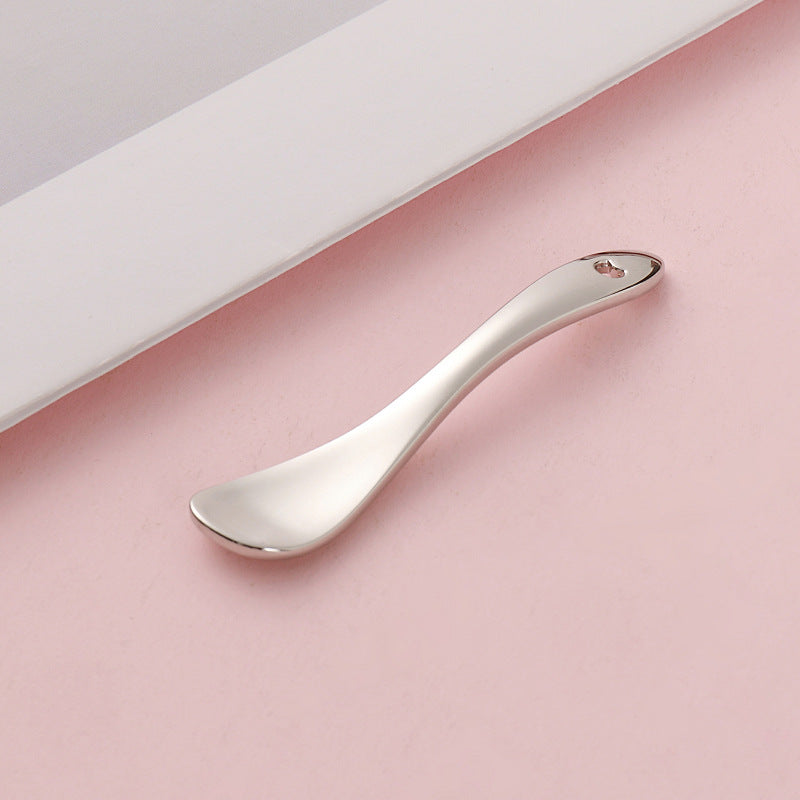 Zinc alloy eye cream mask spoon beauty skin care tool cosmetics dispensing spoon eye cream application pick stick digging spoon