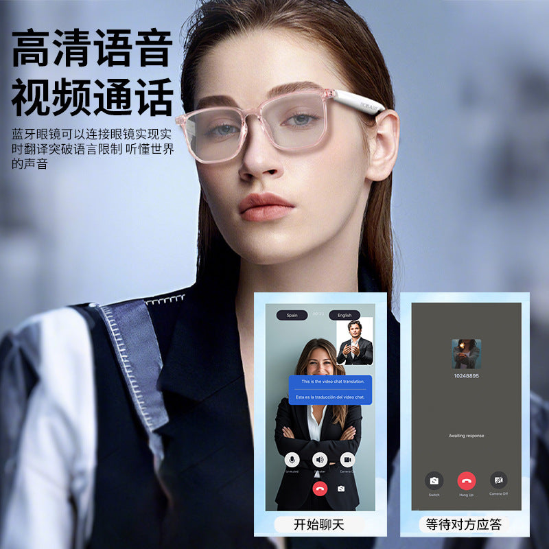 Sobast sg2pro bluetooth glasses headset 2-in-1 ai smart translator simultaneous interpretation translator