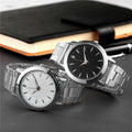 New arrivalcouple watch luminous steel strap watch women's watch men's quartz watch men's watch manufacturer wholesale large dial