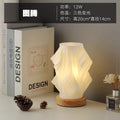 French cream style 3d solid wood table lamp - living room, bedroom, bedside, trendy romantic ambiance decorative ornament night light