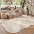 Carpet living room no-wash and wipeable cream style sofa no-maintenance waterproof soundproof bedroom carpet pad asymmetrical special shape