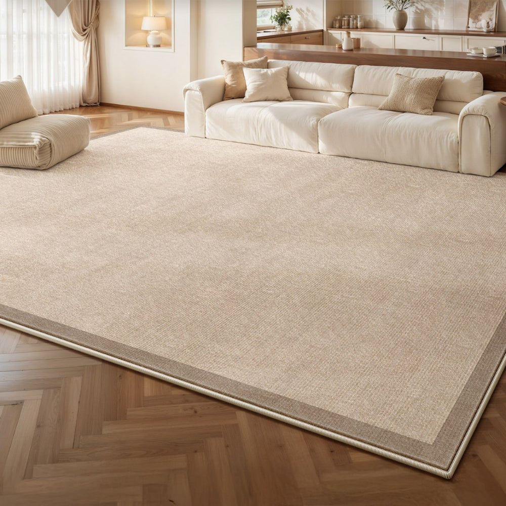 Italian minimalist style carpet, living room, light luxury, high-end sofa floor mat, bedroom, large area, full floor, home bedside blanket
