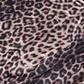 Aliexpress cross-border: plus size african women's leopard print top & skirt two-piece set with pockets