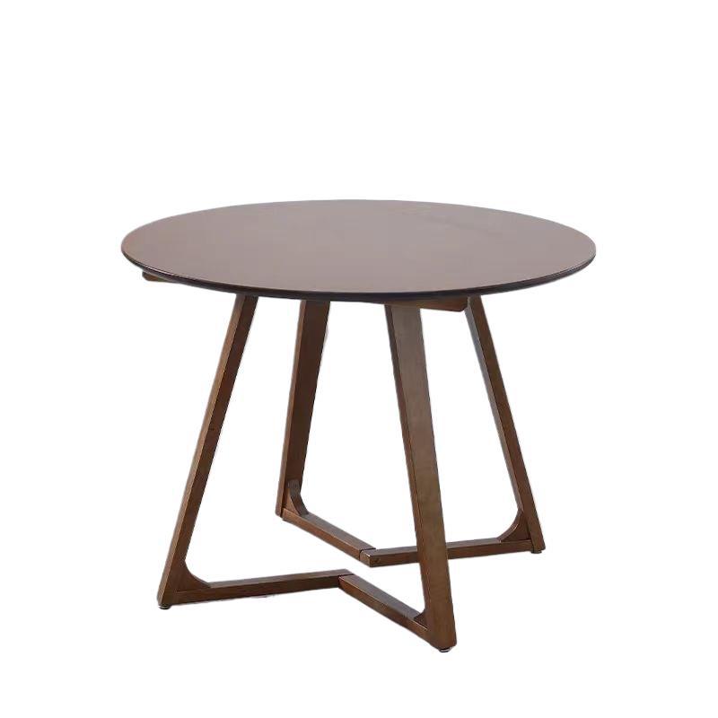 Scandinavian solid wood round table japanese style original solid wood casual modern book dining table and chair combination negotiation coffee round table b&b