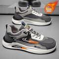 Winter cotton shoes for men, new style, fleece-lined and thickened, trendy and versatile, thick-soled, non-slip casual shoes, men's running shoes