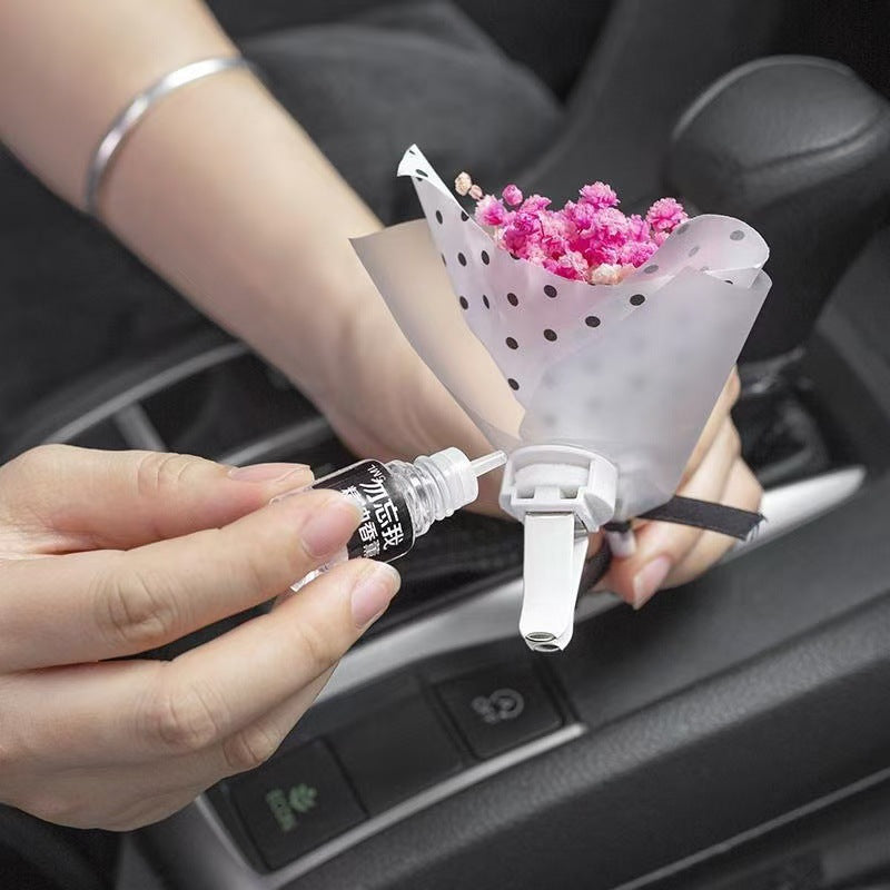 Car air freshener refill, car essential oil aromatherapy refill, fragrance transparent perfume bottle additive, 5ml