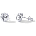 S925 sterling silver stud earrings, 14k gold plated twisted smooth earrings for women, new european and american cross-border accessories jewelry