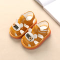Baby boys' sandals summer baby girls' shoes 0-1-2 years old infant soft sole non-slip first walker shoes squeaky shoes kids