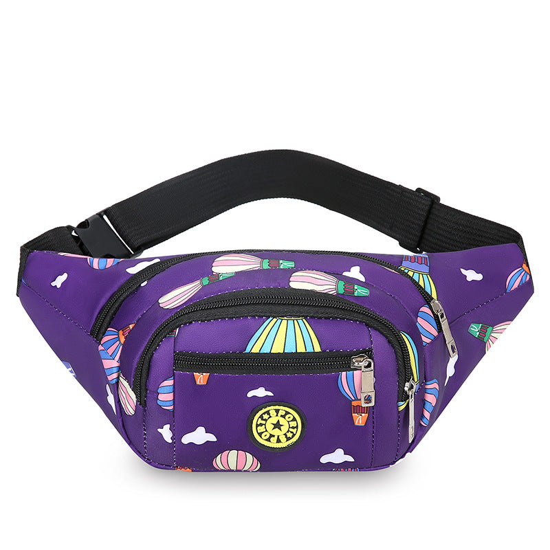 Fanny pack, men's and women's change bag, large capacity, anti-splashing water, cashier business bag, fashion outdoor sports, mobile phone bag, messenger bag.