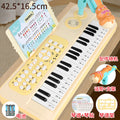 33361 electronic keyboard - yellow (battery operated)