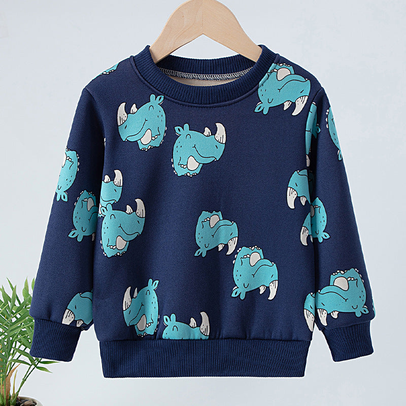 Boys' sweatshirt - spring/autumn collection : stylish and trendy korean design for mid-to-large children. cool and fashionable autumn apparel