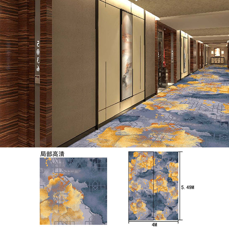 Haima 800g nylon carpet b1 hotel corridor banquet hall box club whole patchwork carpet carpet